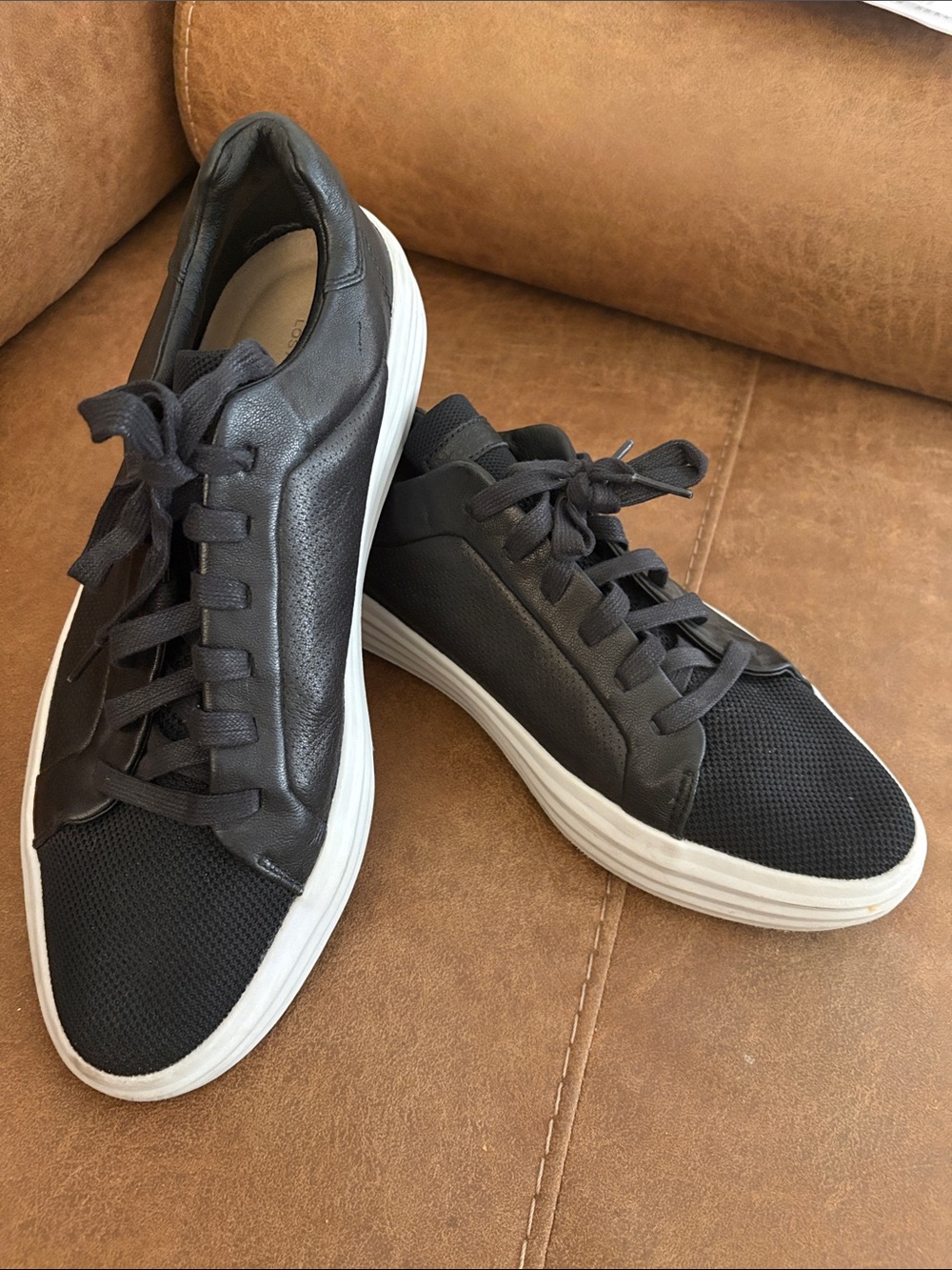 Mark Nason Shogun - Brandon Black Leather Sneakers Men's Size 12 EUC